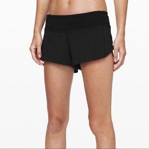 Lululemon Black Speed Up Shorts